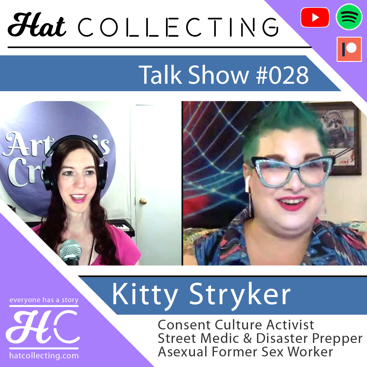 #028 Kitty Stryker (Street Medic, Anarchist Doomsday Prepper, Consent Culture Influencer, Asexual Former Sex Worker)