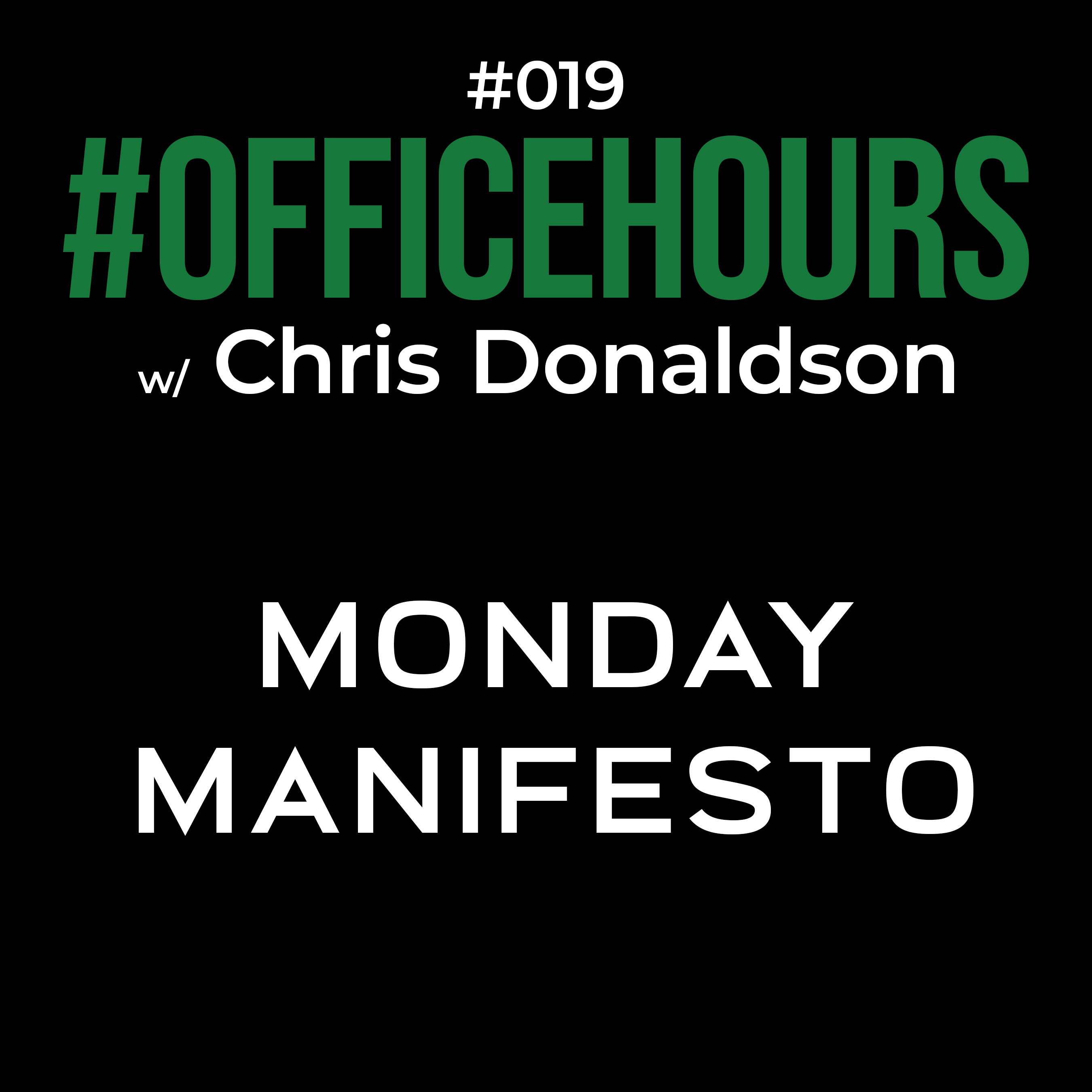 OfficeHours w/ Chris Donaldson