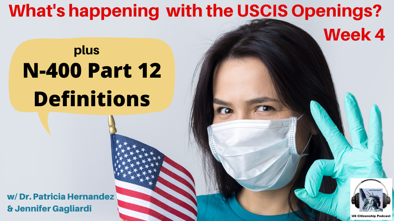 What's happening with the USCIS Openings? Week 4