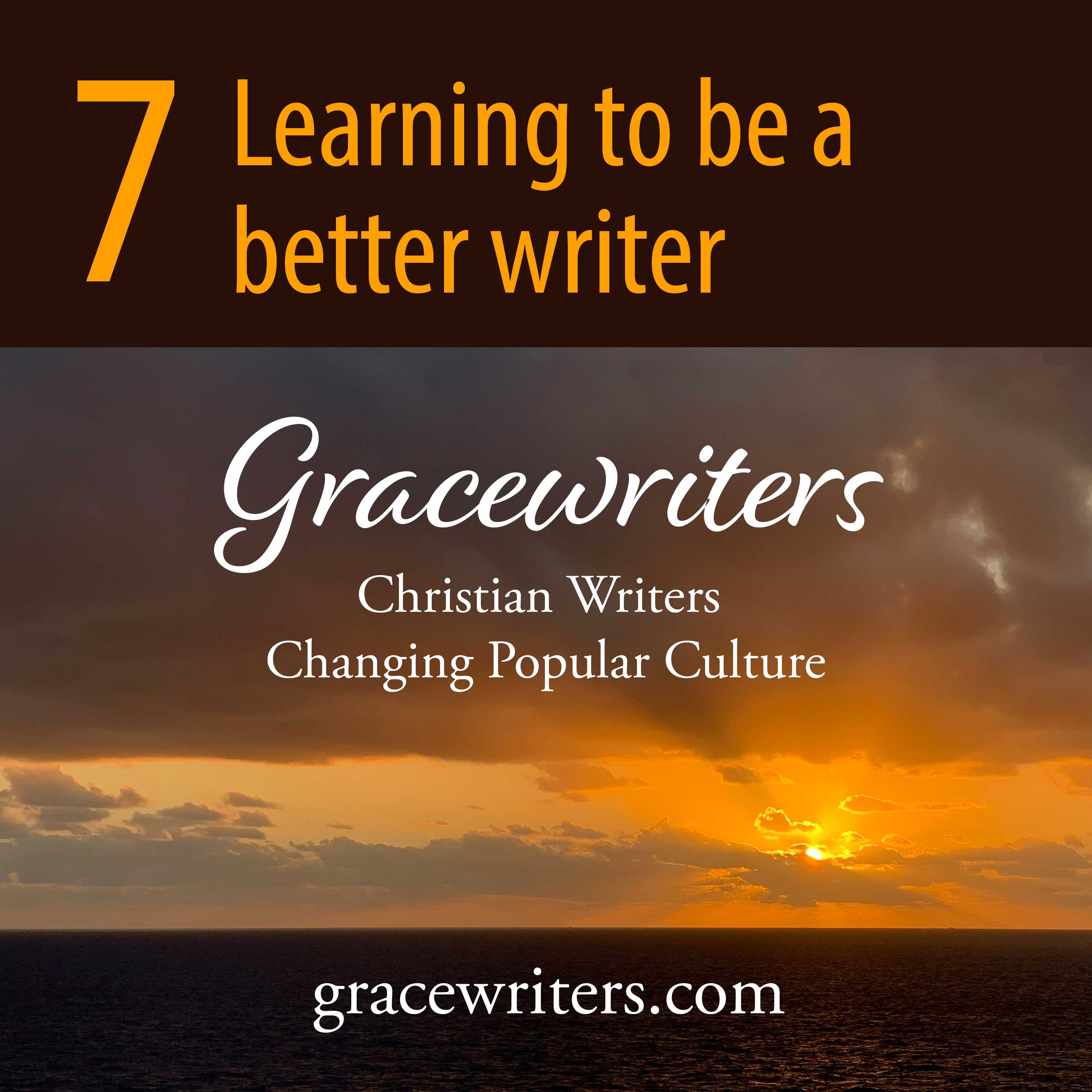 Gracewriters Podcast #7: Learning to be a Better Writer