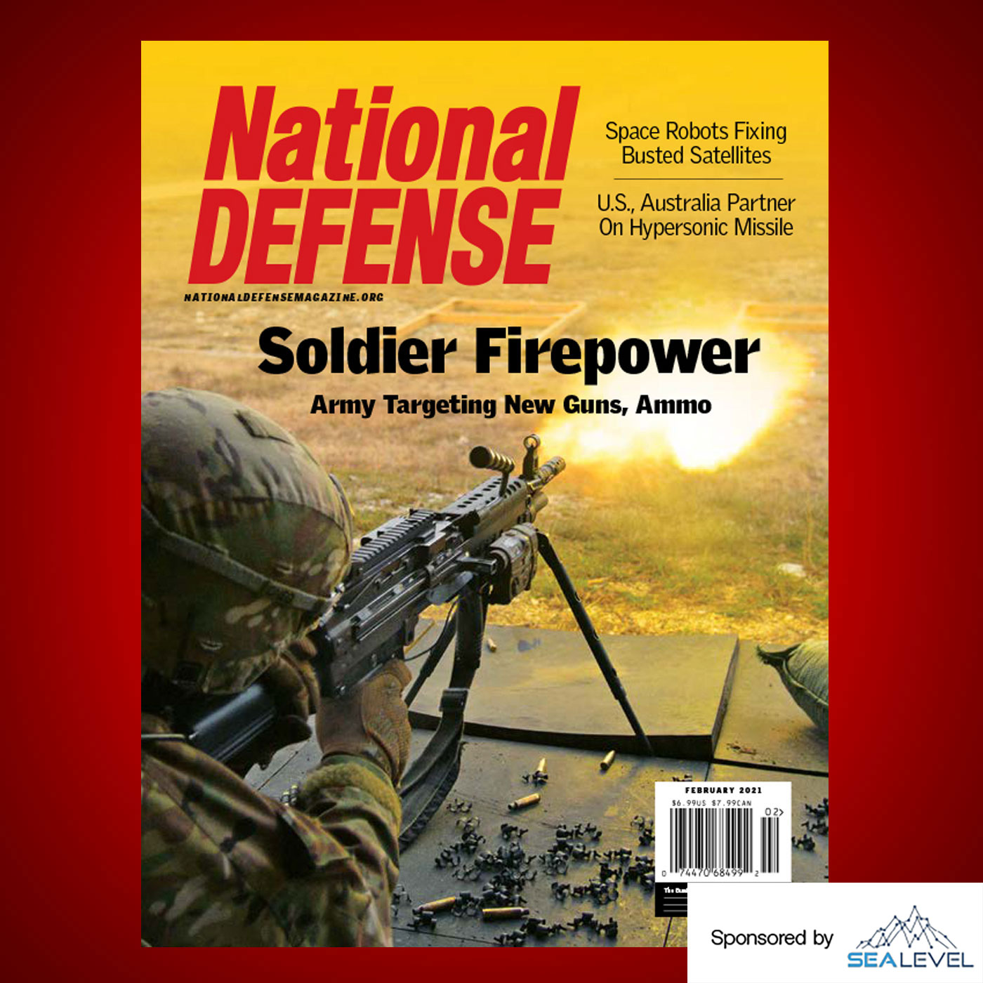 February 2021 - Army small arms portfolio, industry satellite servicing efforts and U.S.-Australia hypersonic cruise missile program