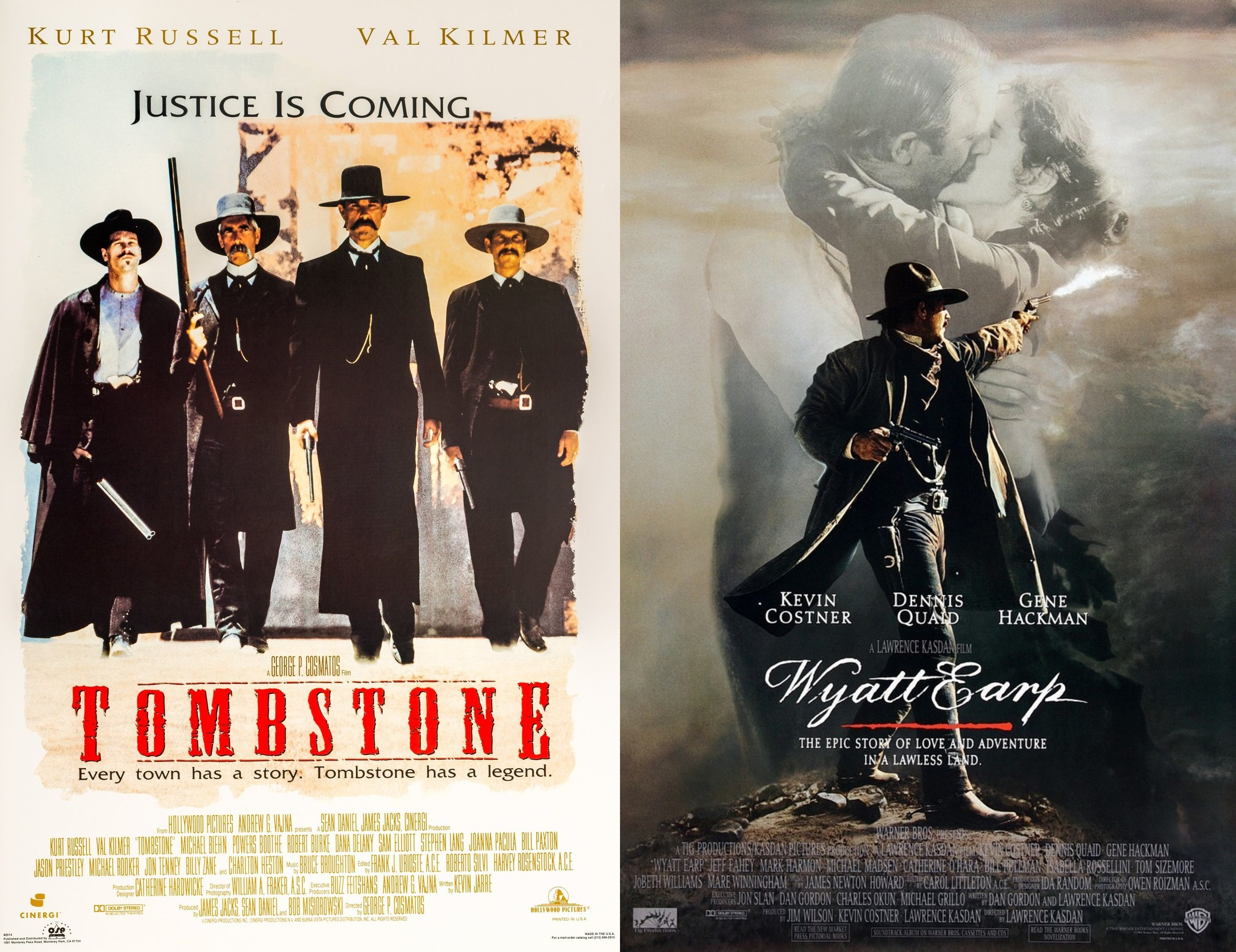 Episode 132: TOMBSTONE (1993) / WYATT EARP (1994)