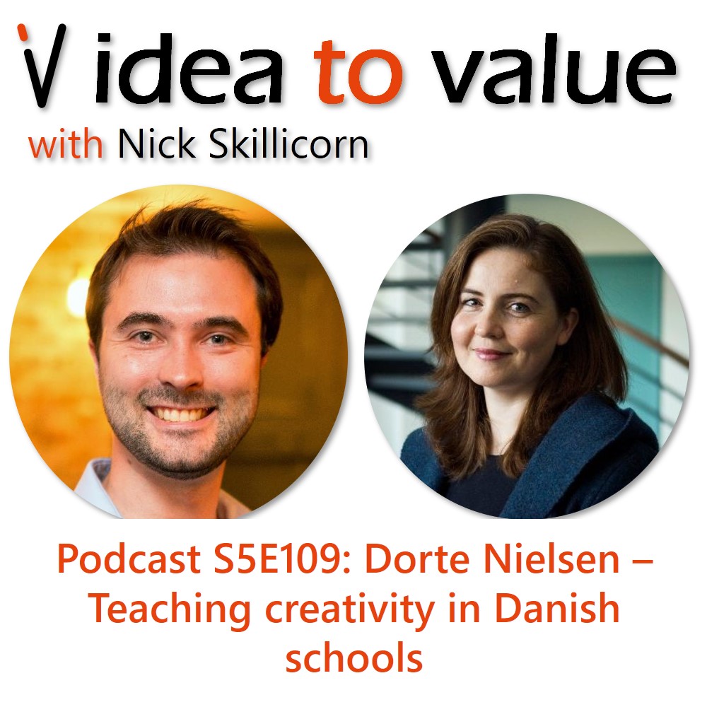 Podcast S5E109 Dorte Nielsen Teaching creativity in Danish schools