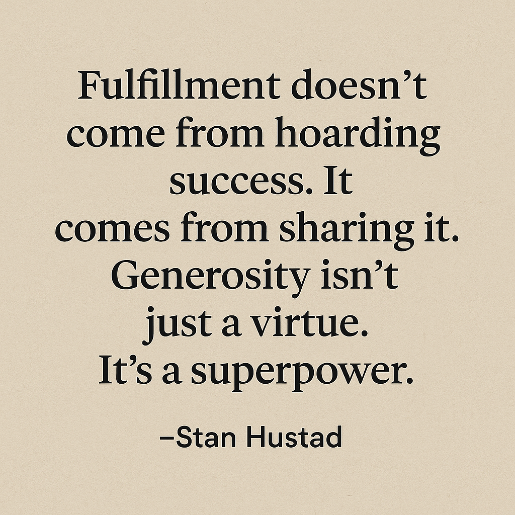 Interesting ideas with Stan Hustad