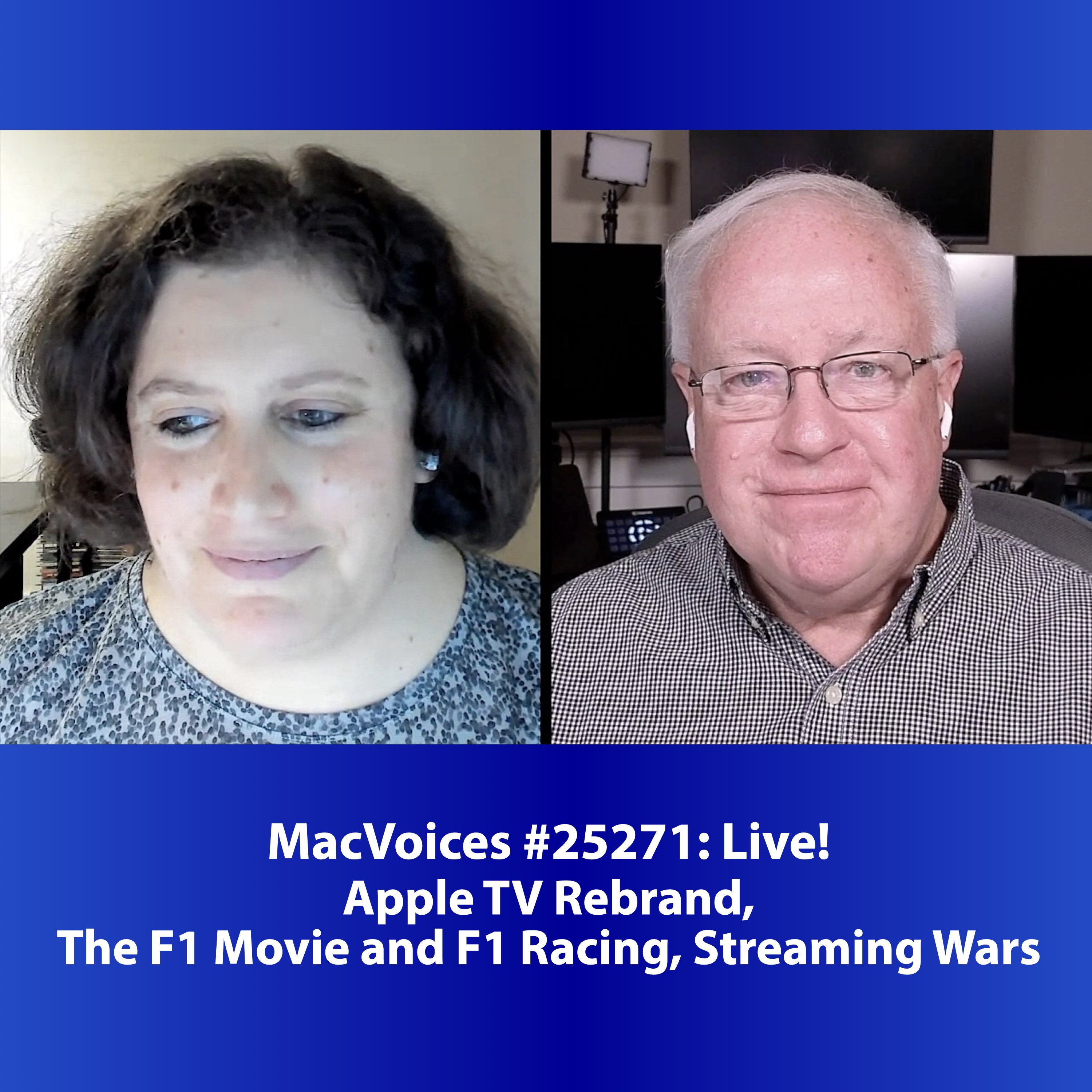 MacVoices #25271: TV+Talk - Apple TV Rebrand, The F1 Movie and F1 Racing, Streaming Wars