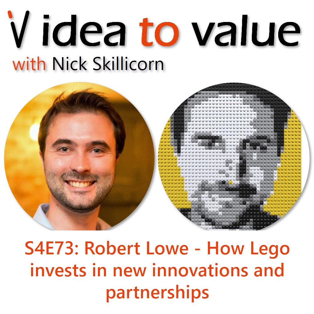 Podcast S4E73: Robert Lowe - How LEGO Ventures invests in new innovations and partnerships