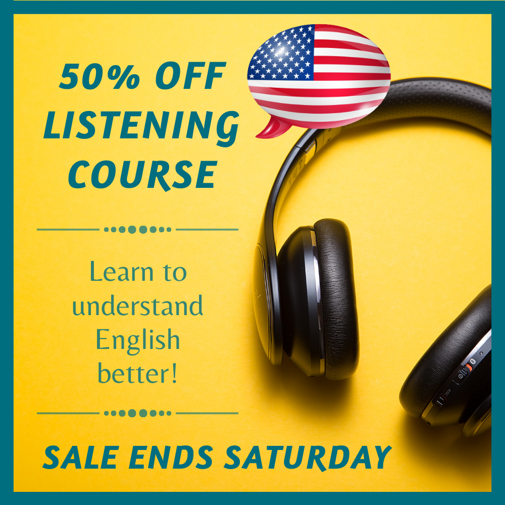 50% off Listening Course - Sale ends Saturday!