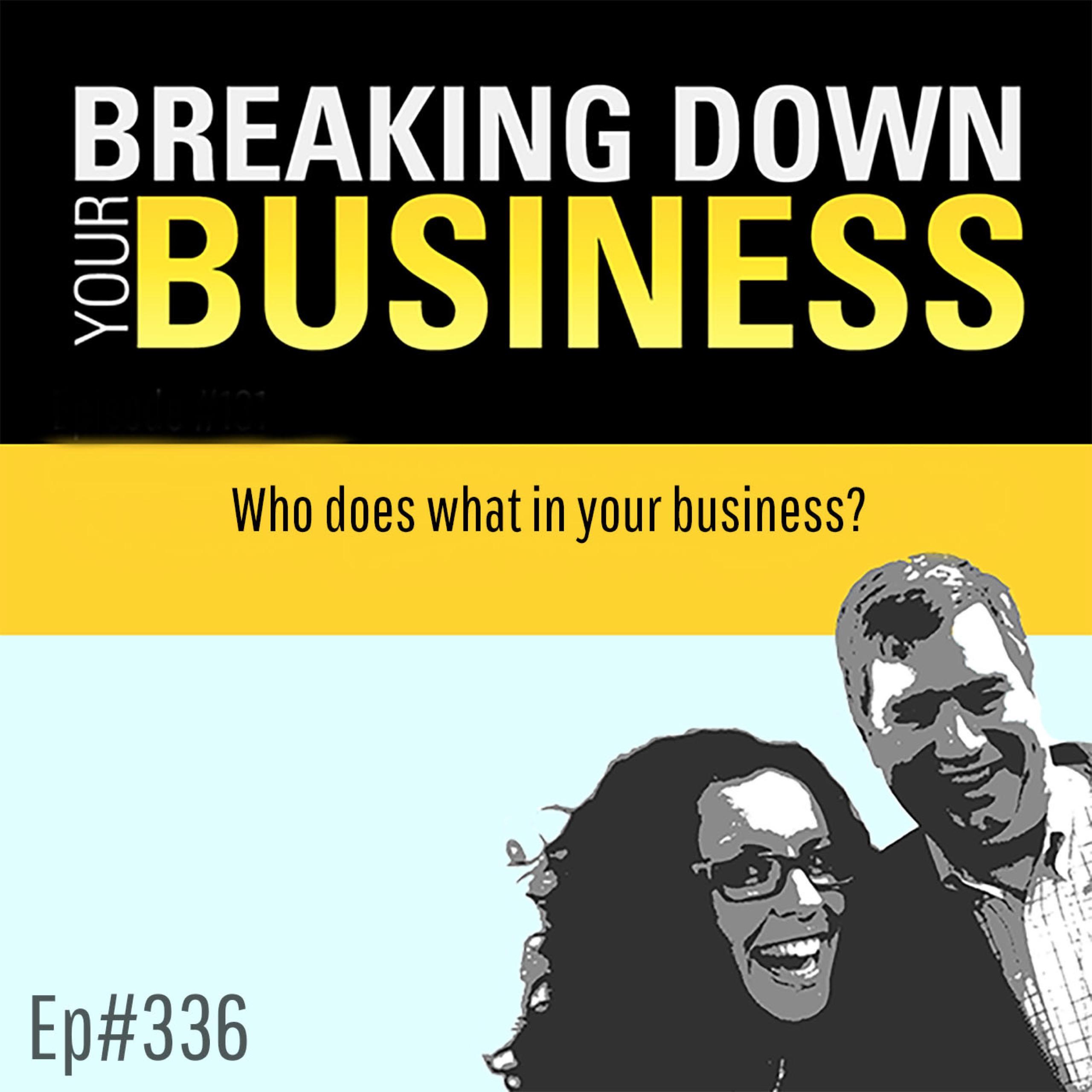 Breaking Down Your Business | Small Business | Business Owners | Entrepreneurship | Leadership
