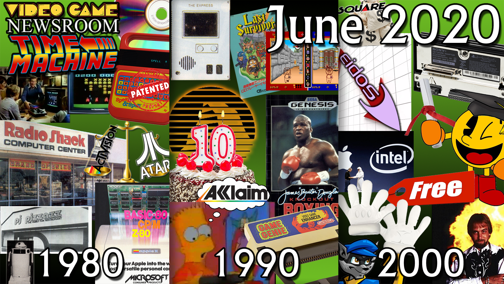 Video Game Newsroom Time Machine