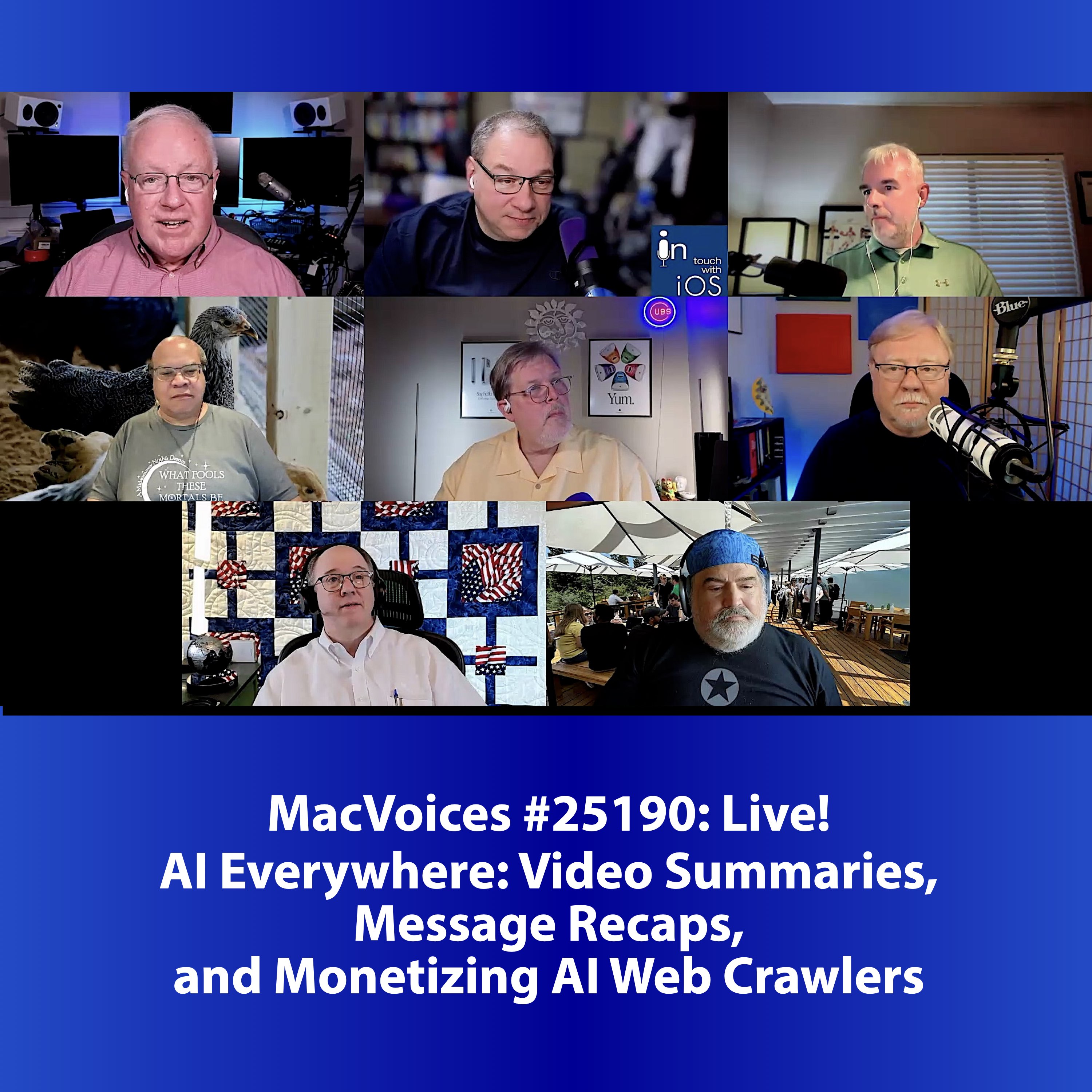 MacVoices #25190: Live! - AI Everywhere: Video Summaries, Message Recaps, and Monetizing AI Web Crawlers