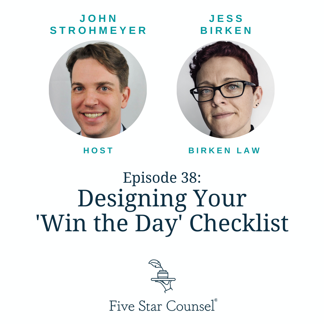 38. Designing Your ’Win the Day’ Checklist w/ Jess Birken