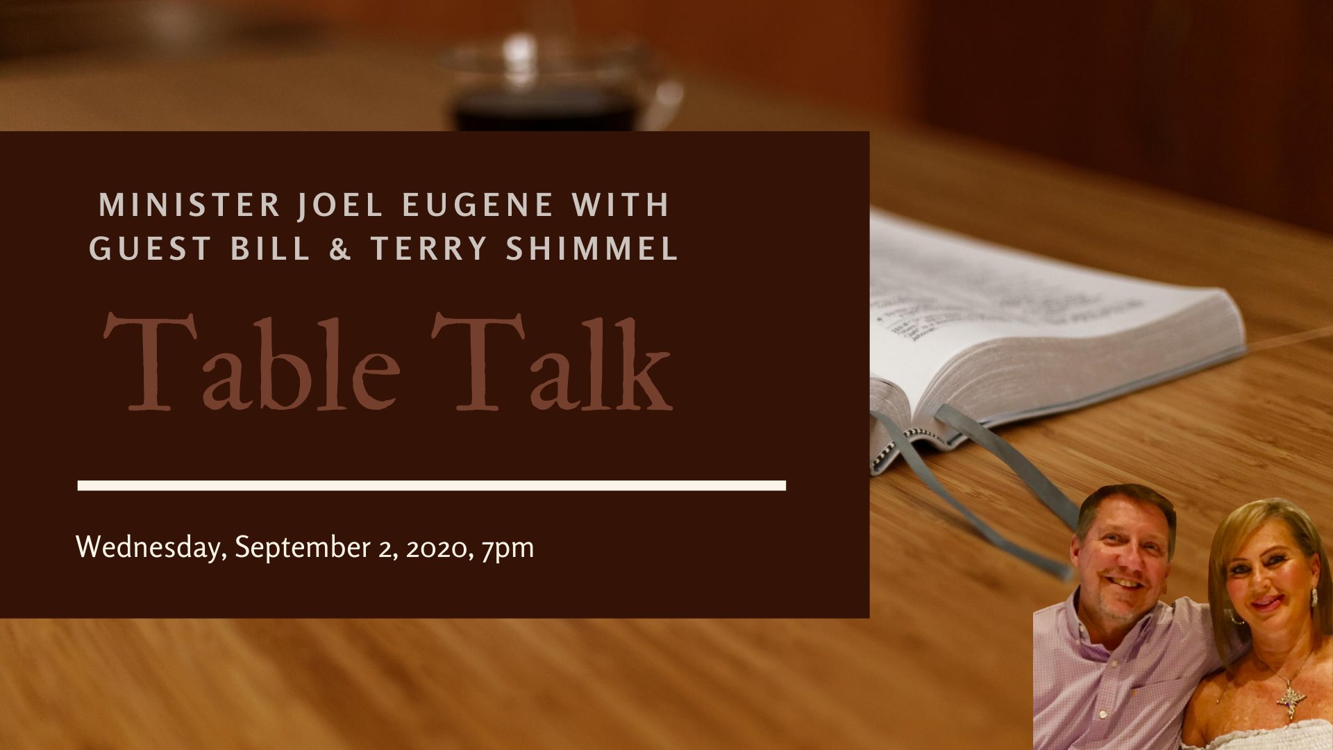 9/2/20 Joel Eugene with guest Bill & Terry Shimmel