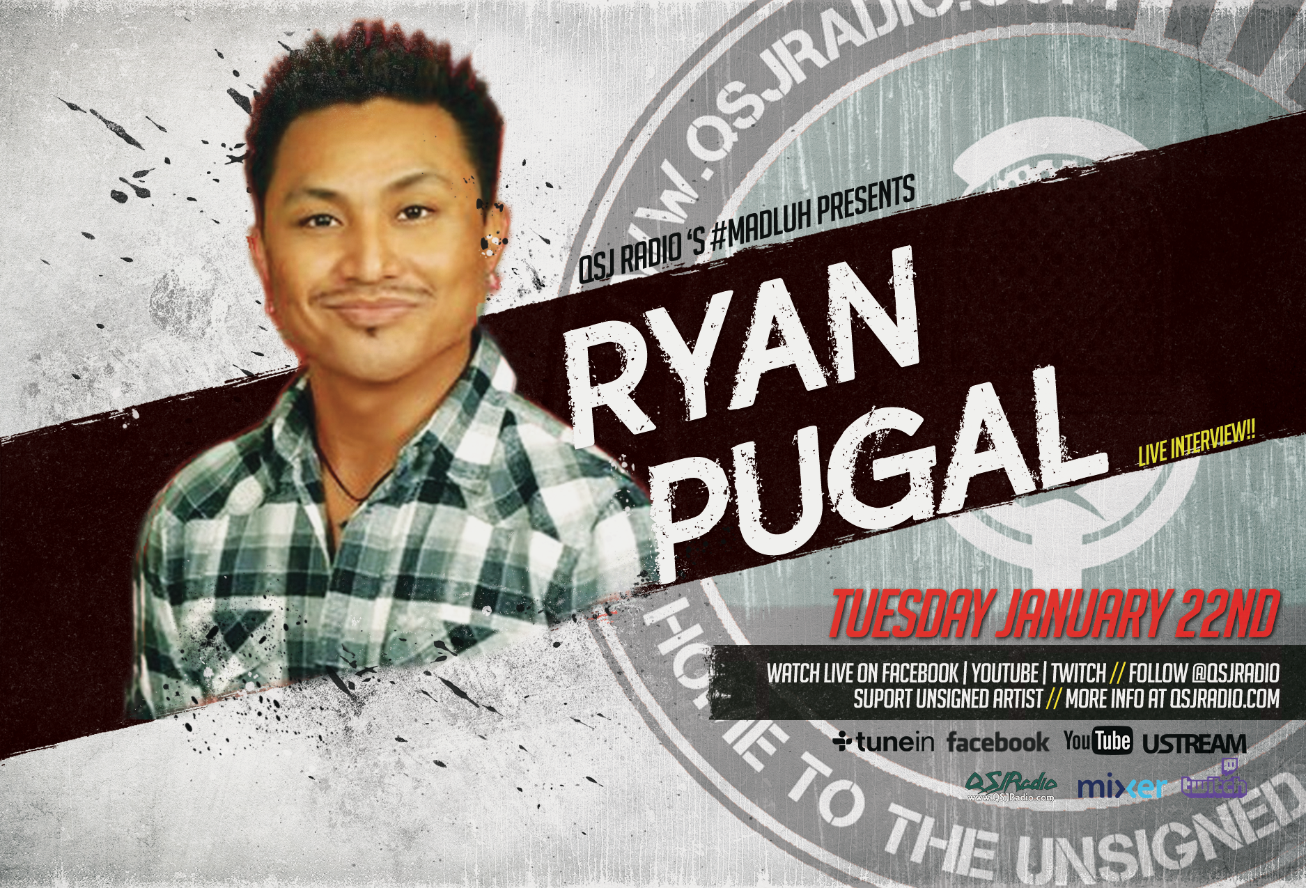 1.22.2019 QSJ Radio's MadLuh with RYAN PUGAL | @lagupryan