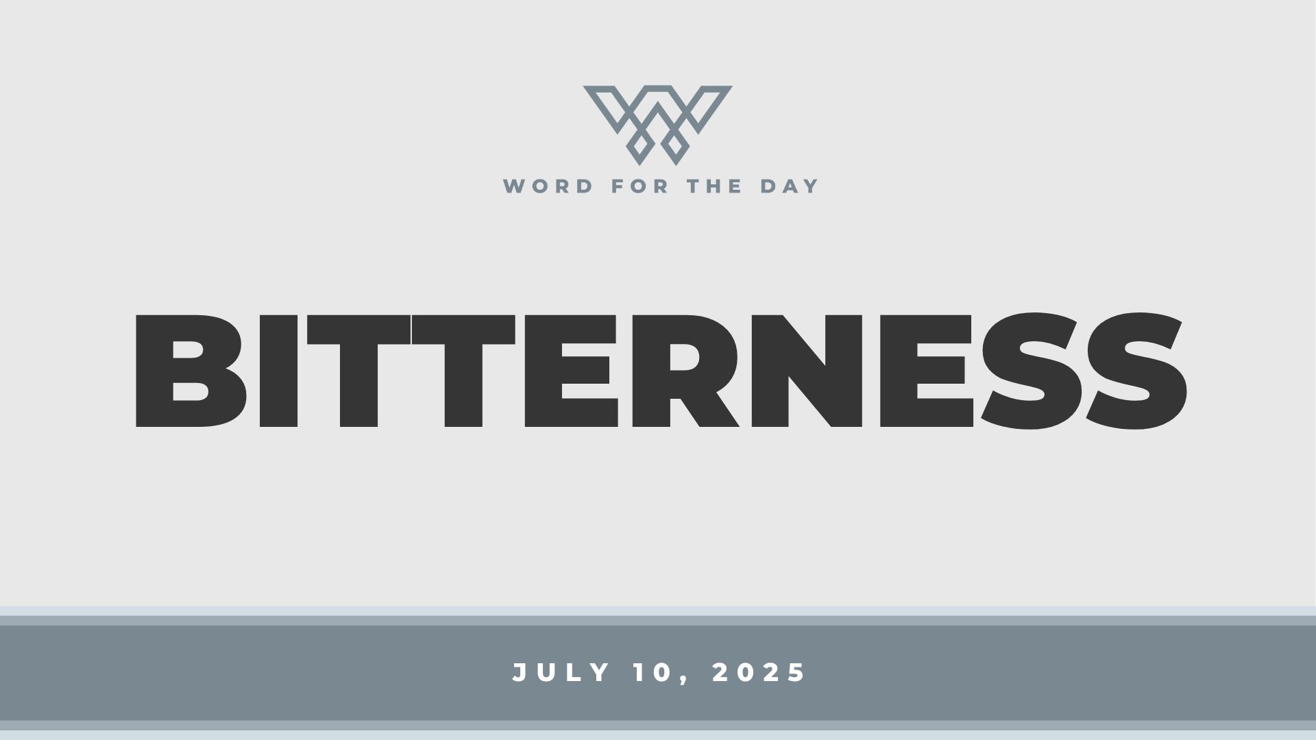 Bitterness