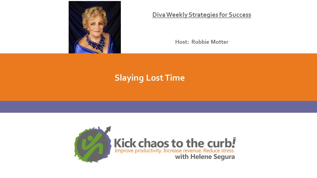 Your Time Management Revolution - productivity tips from The Inefficiency Assassin, Helene Segura