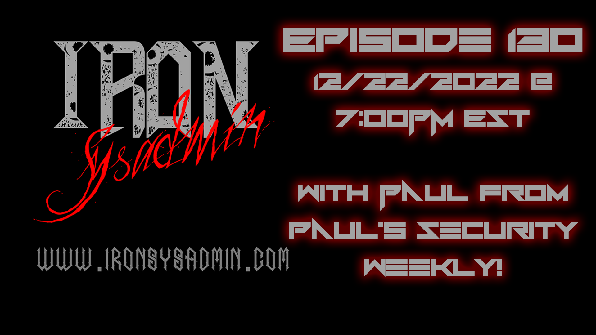 Iron Sysadmin Podcast