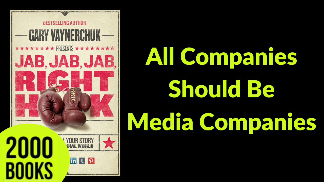 408[Marketing] All Companies should be Media Companies | Jab Jab Jab Right Hook - Gary Vaynerchuk