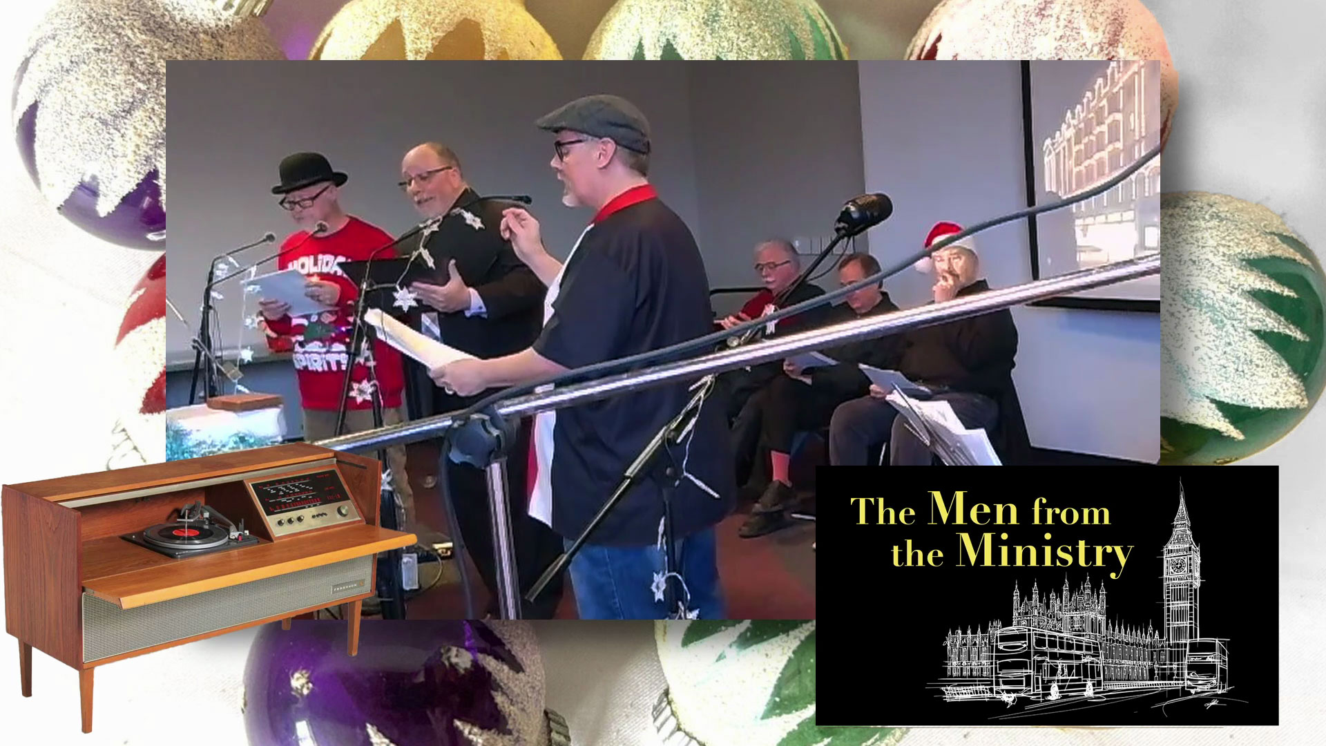 "The Men From the Ministry" lost 1964 Christmas radio comedy, recreated for a live studio audience