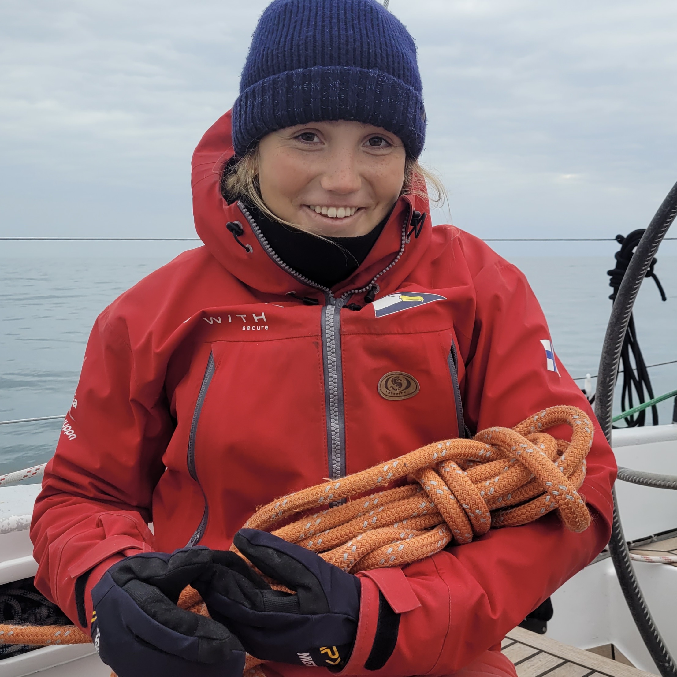 Viivi Moisio, Sailing in the Ocean Globe Race on Galiana artwork