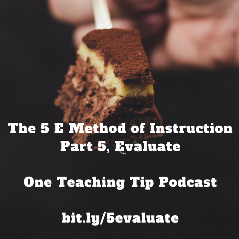 One Teaching Tip