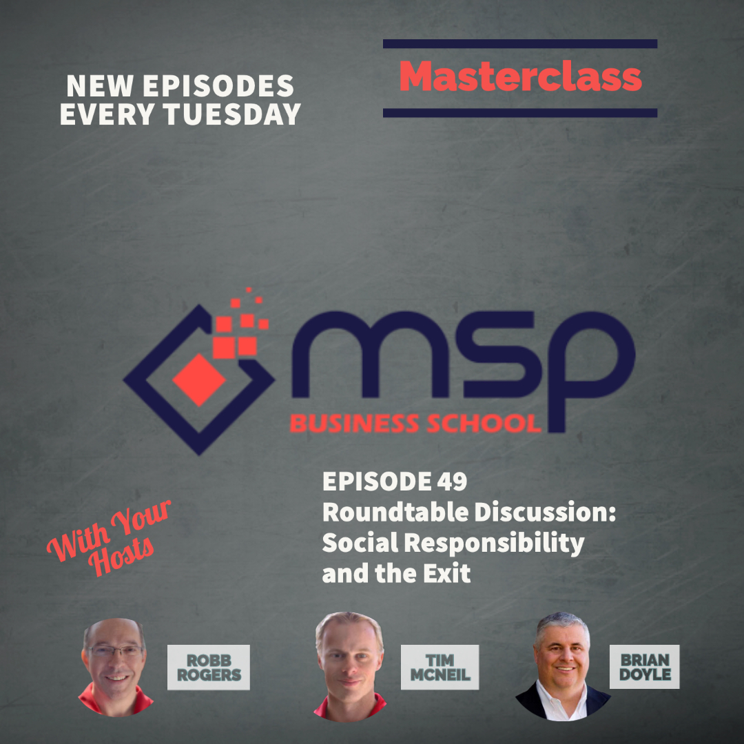 cover of episode Virtual Roundtable Discussion "Do you have a responsibility to your community upon exiting your MSP?"