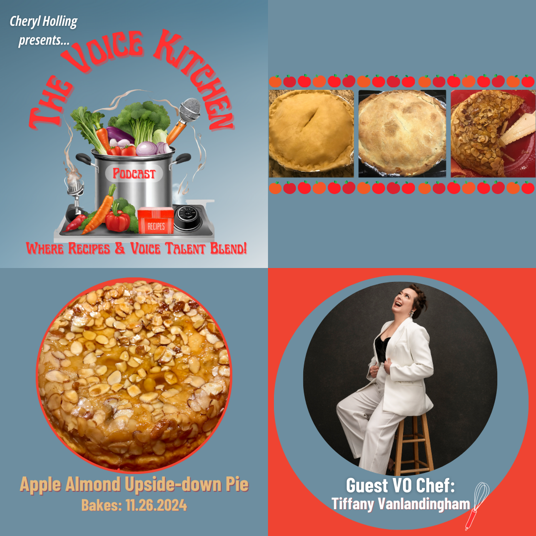 The Voice Kitchen: where recipes & voice talent blend!