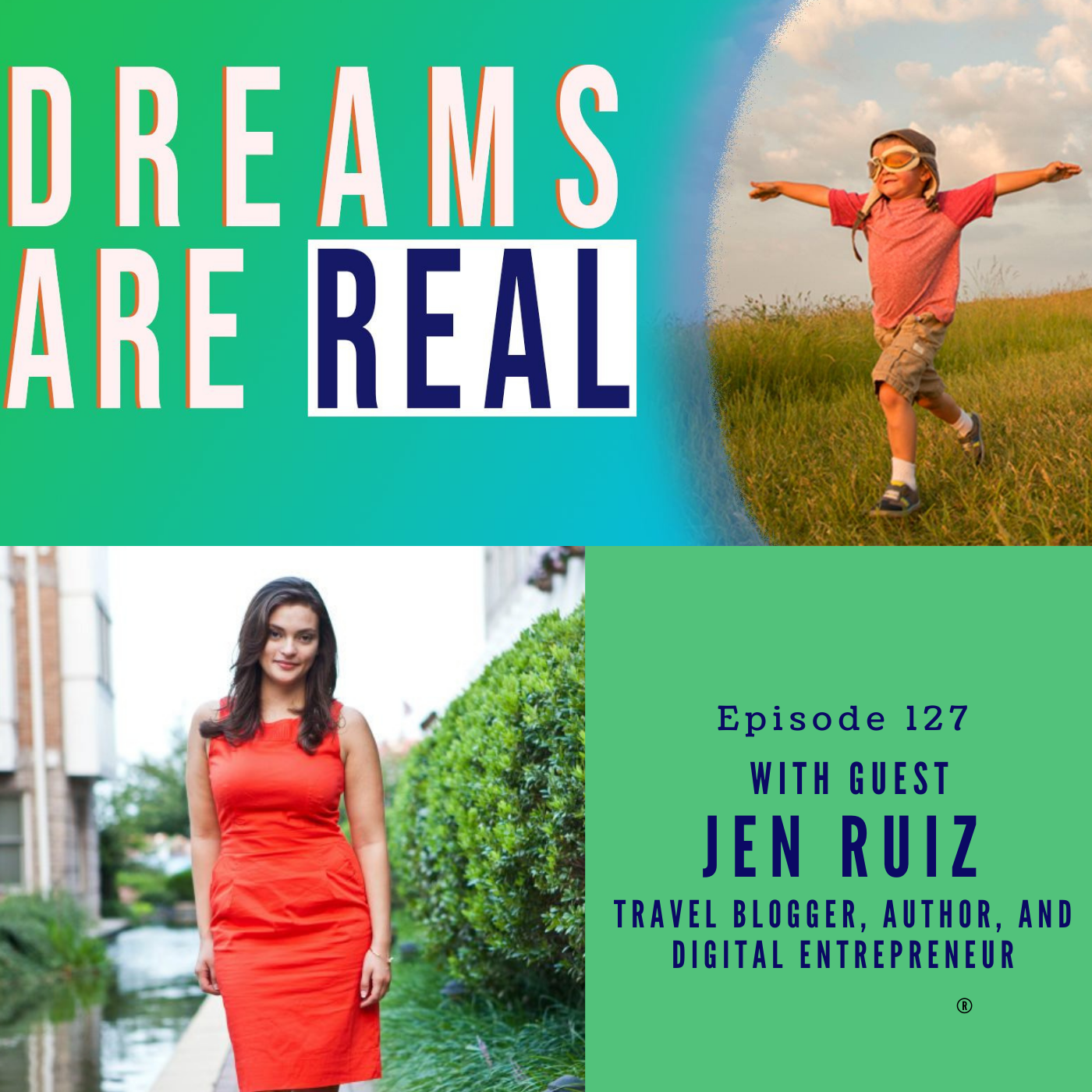 Ep 127: Stop waiting for perfect! Take the leap with Travel Blogger and Author Jen 'Jen on a Jet Plane' Ruiz
