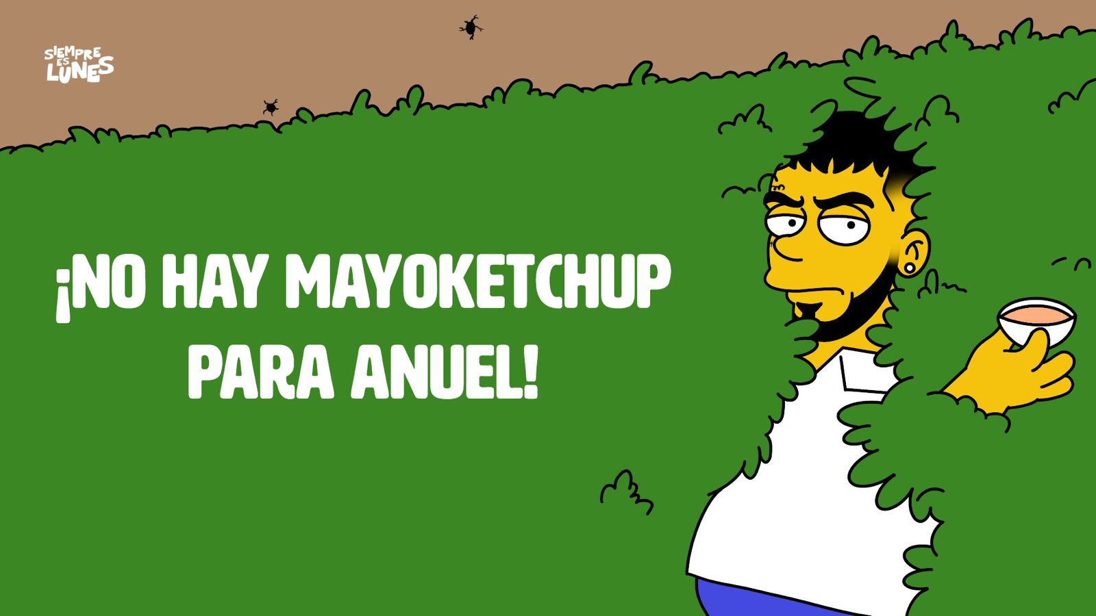 ¡No hay mayoketchup pa Anuel AA!