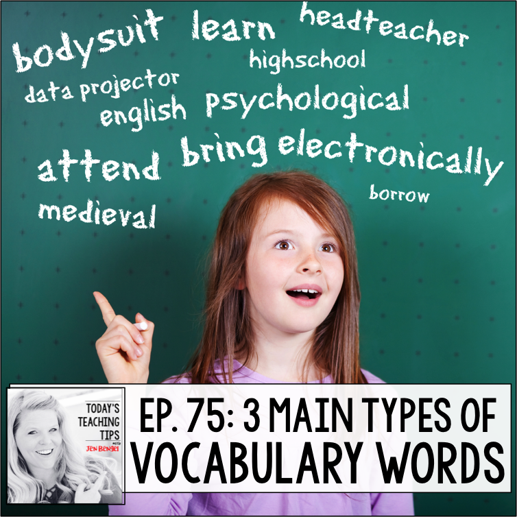 3 Types of Vocabulary Words