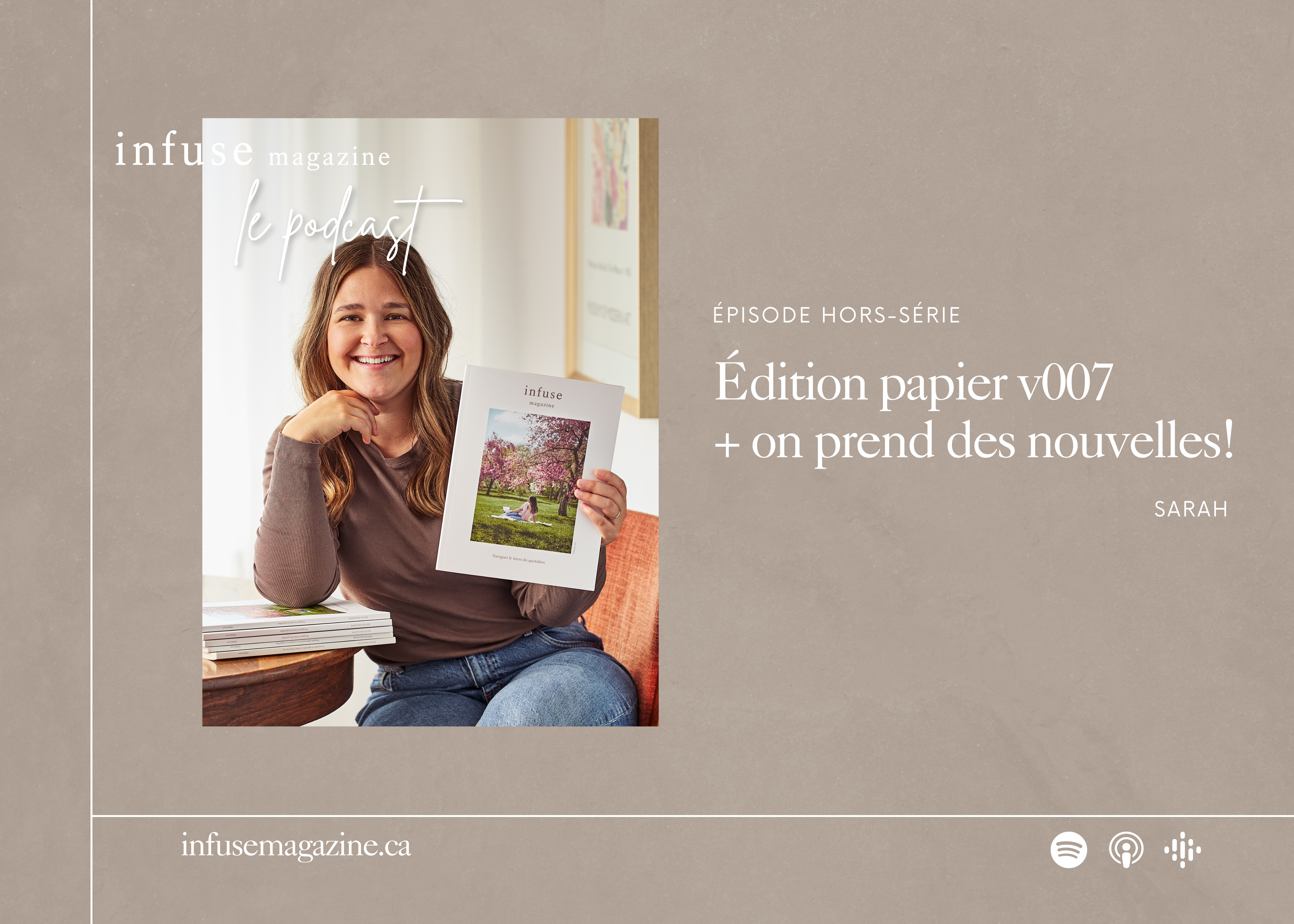Édition papier v007 + on prend des nouvelles!