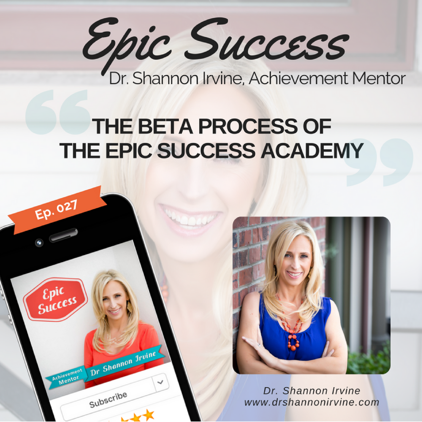 Best Test for Huge Success: A debrief from Dr. Shannon's Epic Success Academy Beta Launch
