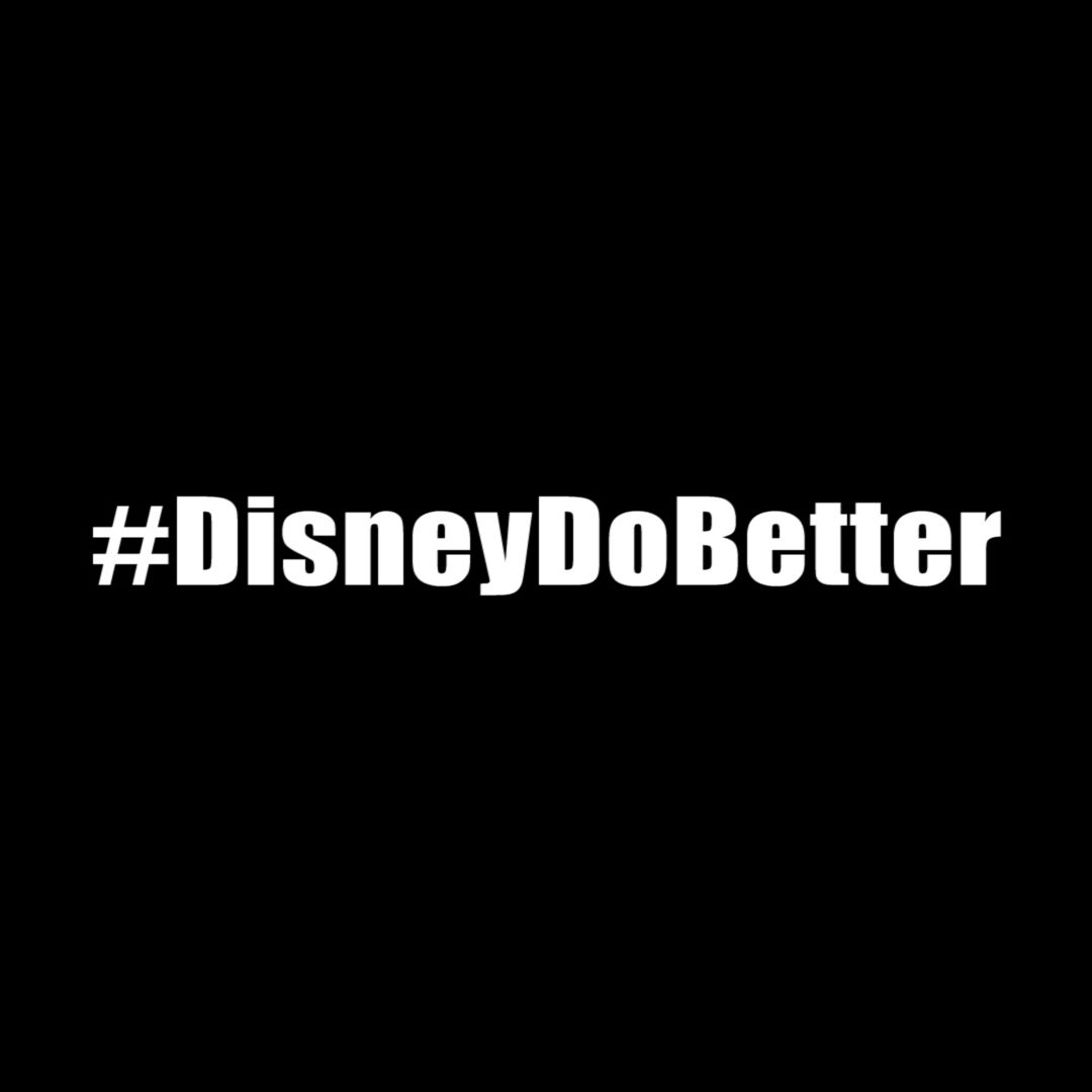 I am postponing the next episode in solidarity with the #DisneyDoBetter walkouts.