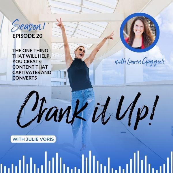 Crank It Up! with Julie Voris