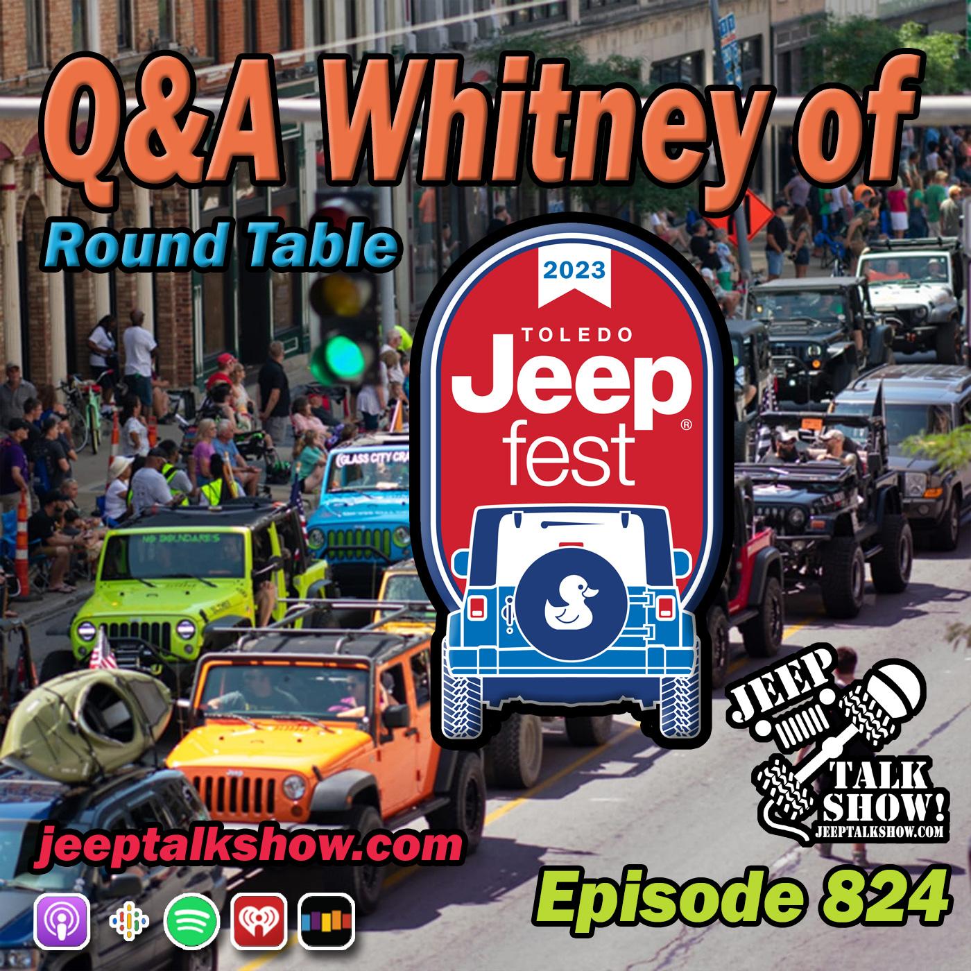 Episode 824 - Whitney Rofkar Toledo Jeep Fest