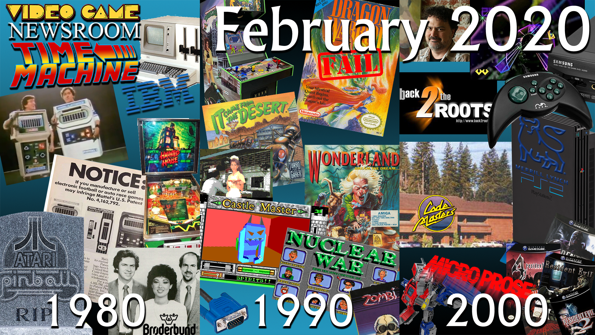 Video Game Newsroom Time Machine