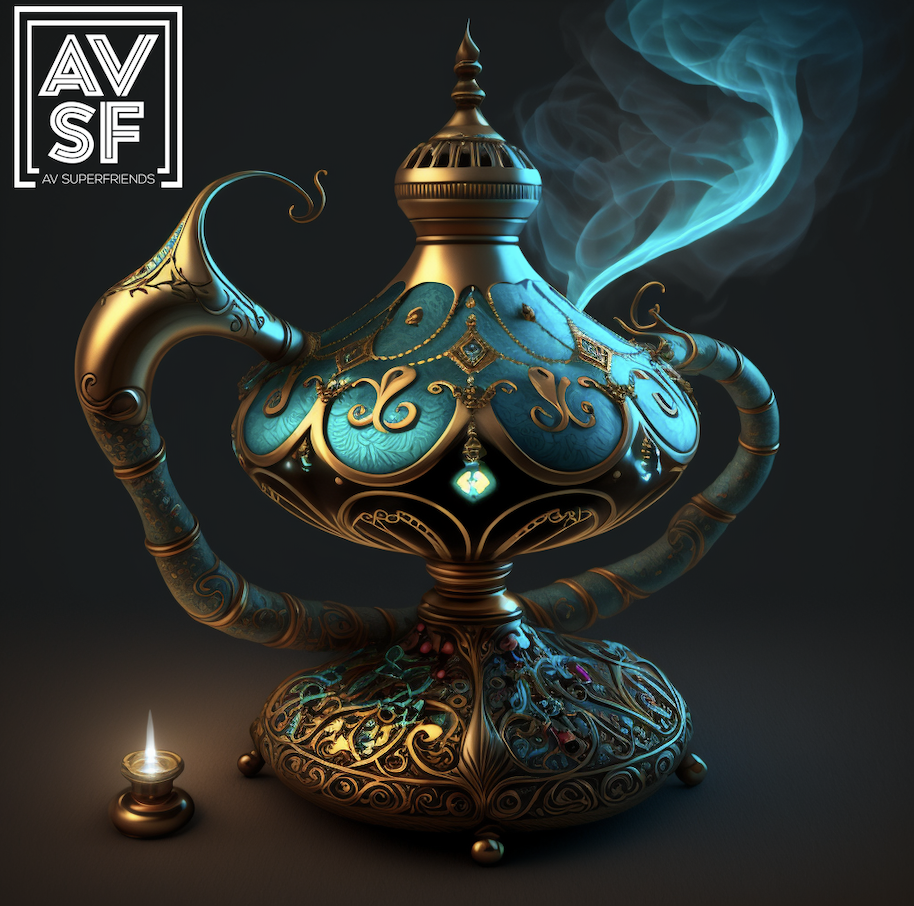 cover of episode AV SuperFriends: On Topic - Let me get out my genie lamp