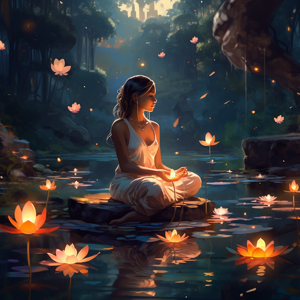 Calm Your Spirit: Embrace Inner Peace with Blissful Meditative Waves