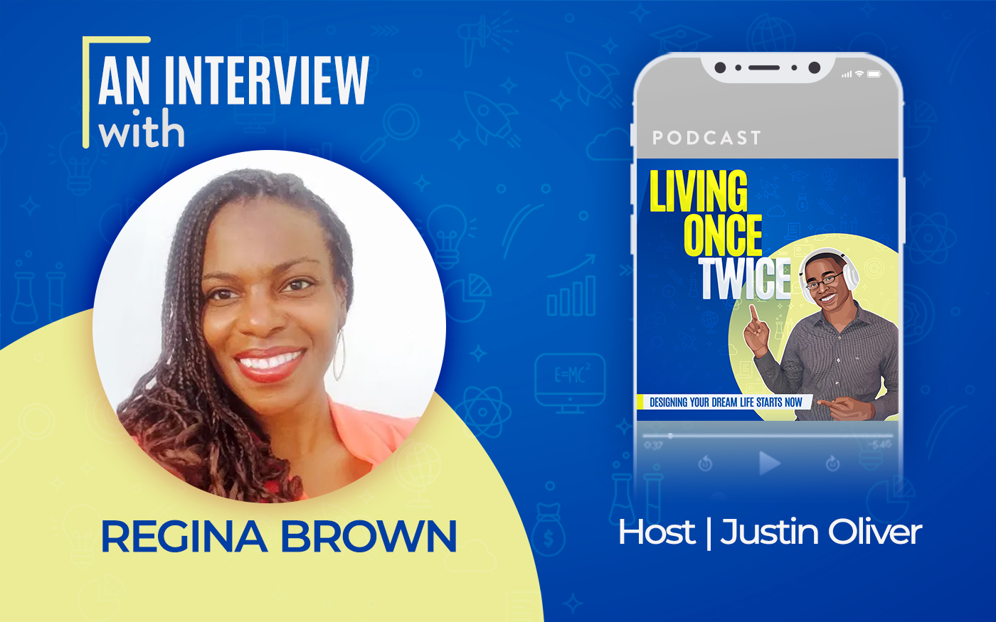 Living Once Twice Ep 6 - The Power of Positive Thinking w/ Regina Brown