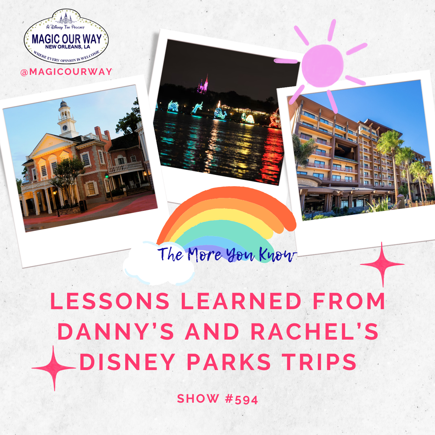 Lessons Learned from Danny's and Rachel's Disney Parks Trips