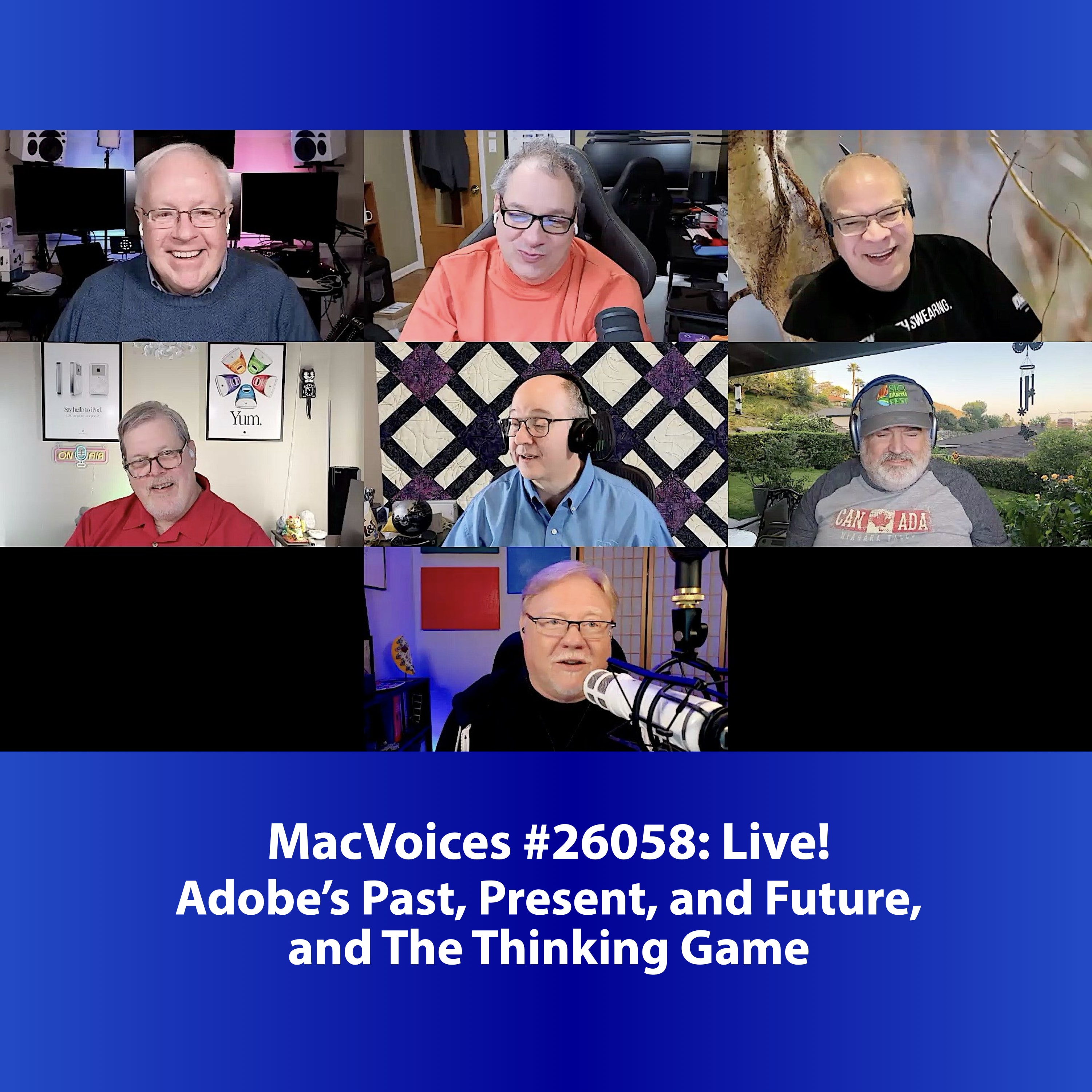 MacVoices #26058: Live! - Adobe's Past, Present, and Future, and The Thinking Game