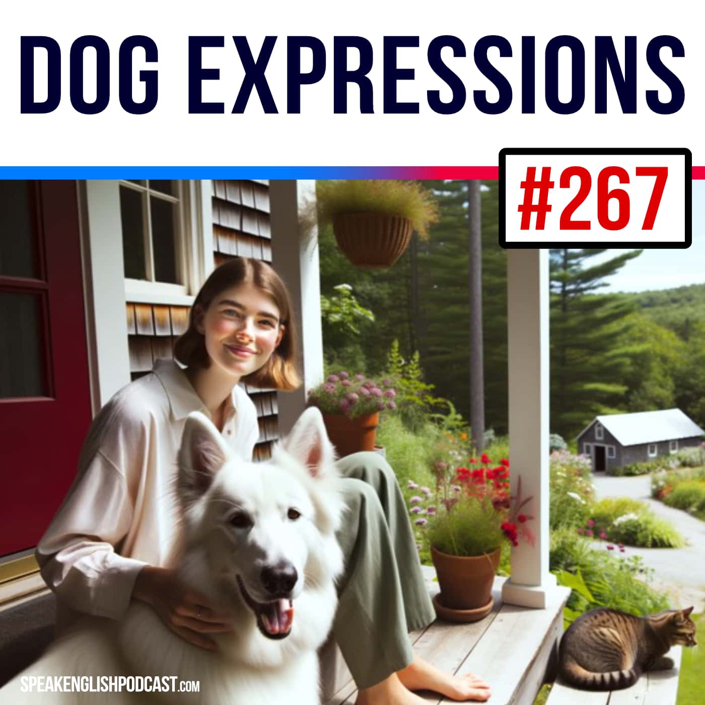 cover of episode #267 Dog idioms in English part2