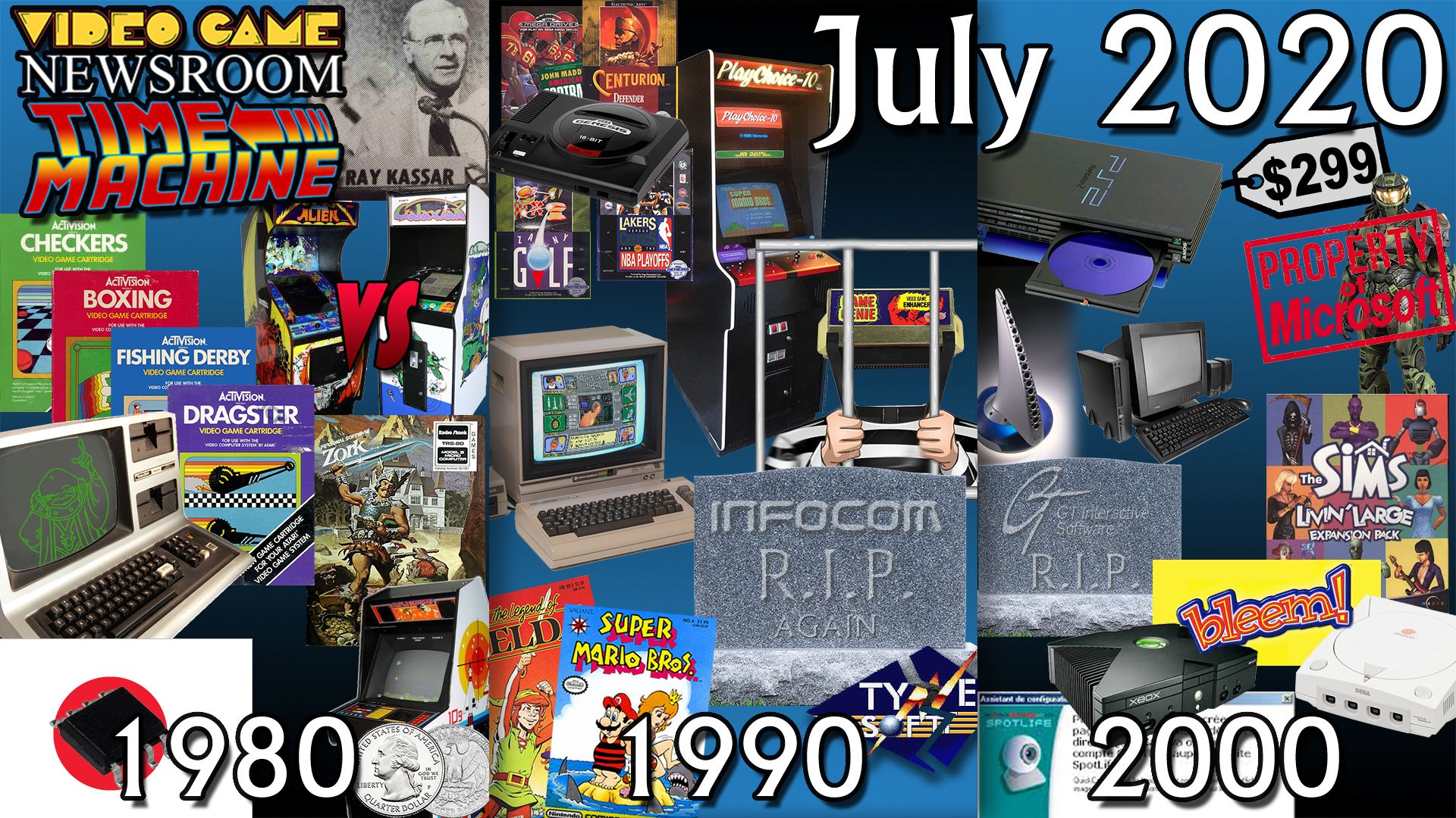 Video Game Newsroom Time Machine
