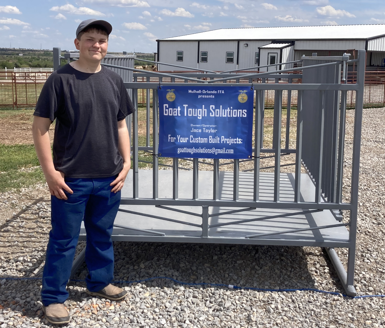 OFI 2001: Manufacturing Goat Panels & Feeders In High School | FFA SAE Edition | Jace Taylor | Mulhall-Orlando High School FFA