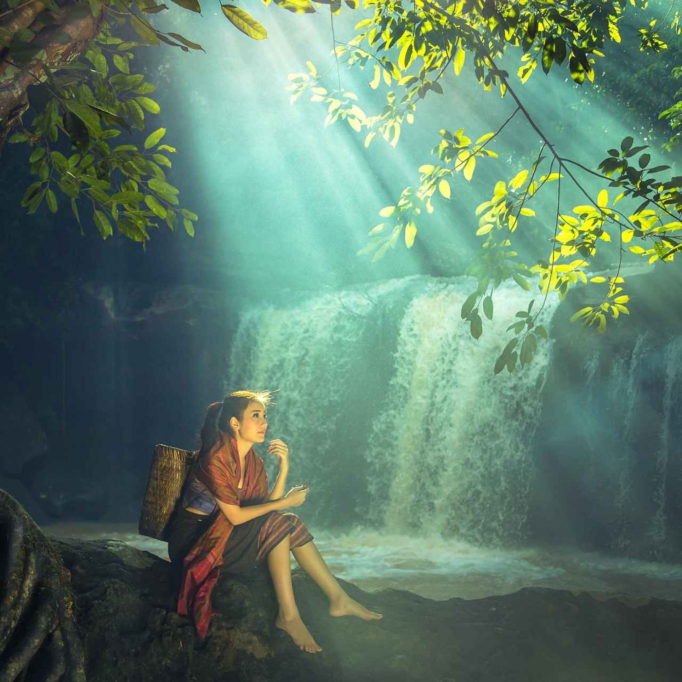 8 Hours of Waterfalls Sounds For Deep Sleep, Meditation, Yoga, Calm Mind