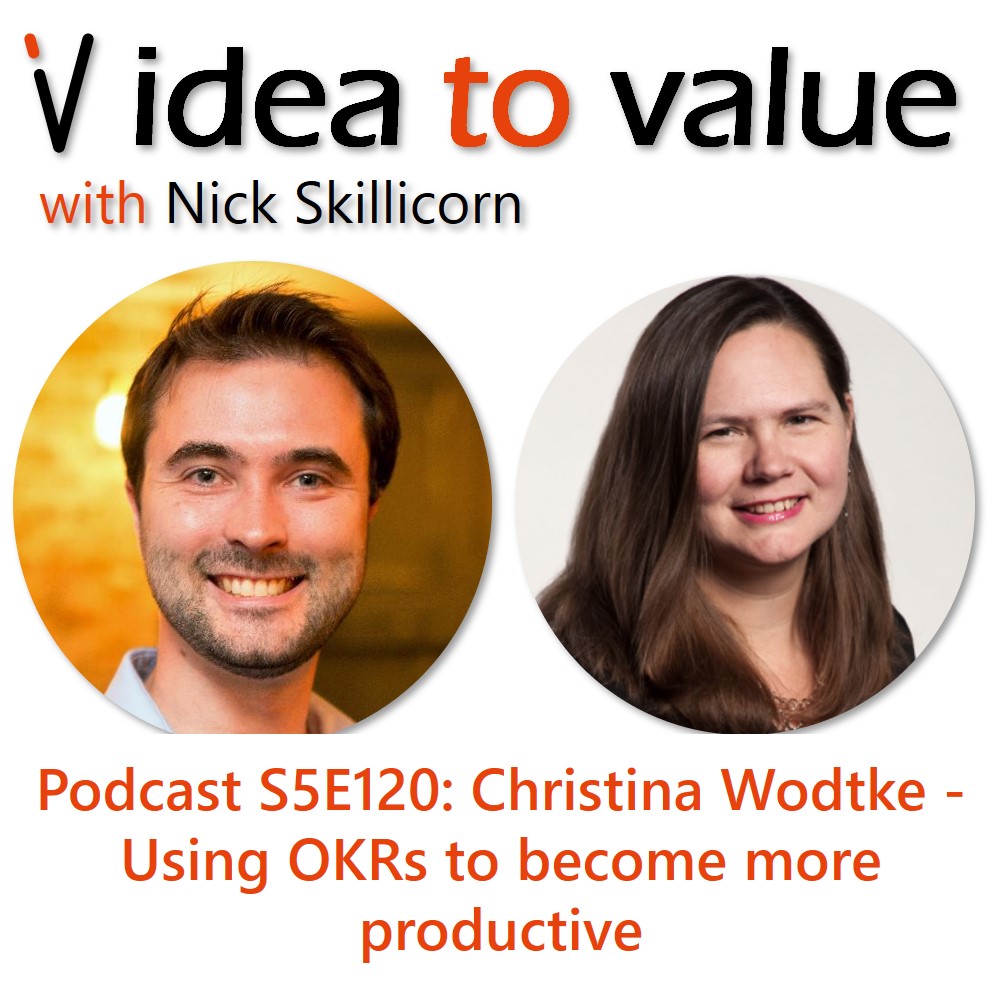 Podcast S5E120: Christina Wodtke - Using OKRs to become more productive