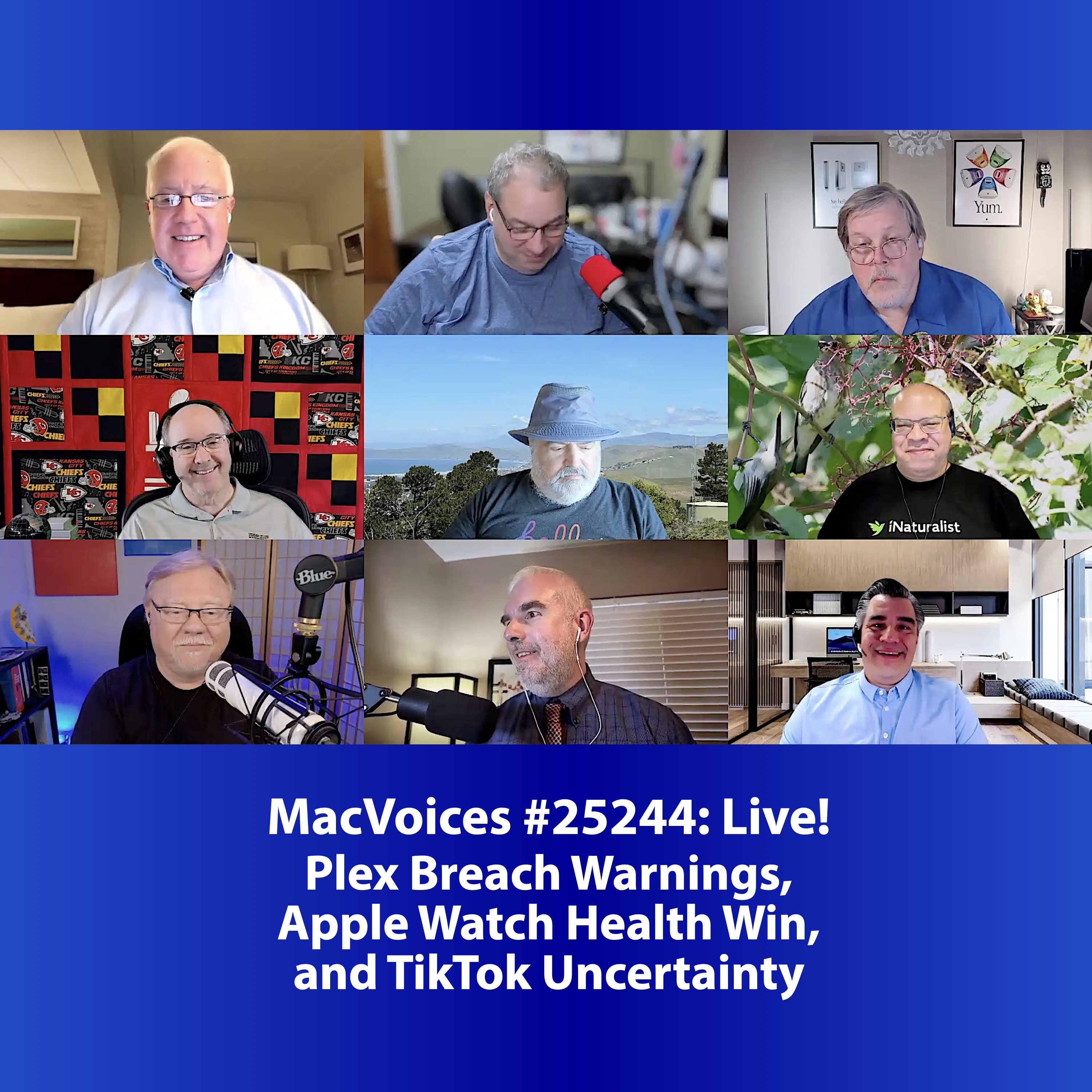 MacVoices #25244: Live! - Plex Breach Warnings, Apple Watch Health Win, and TikTok Uncertainty