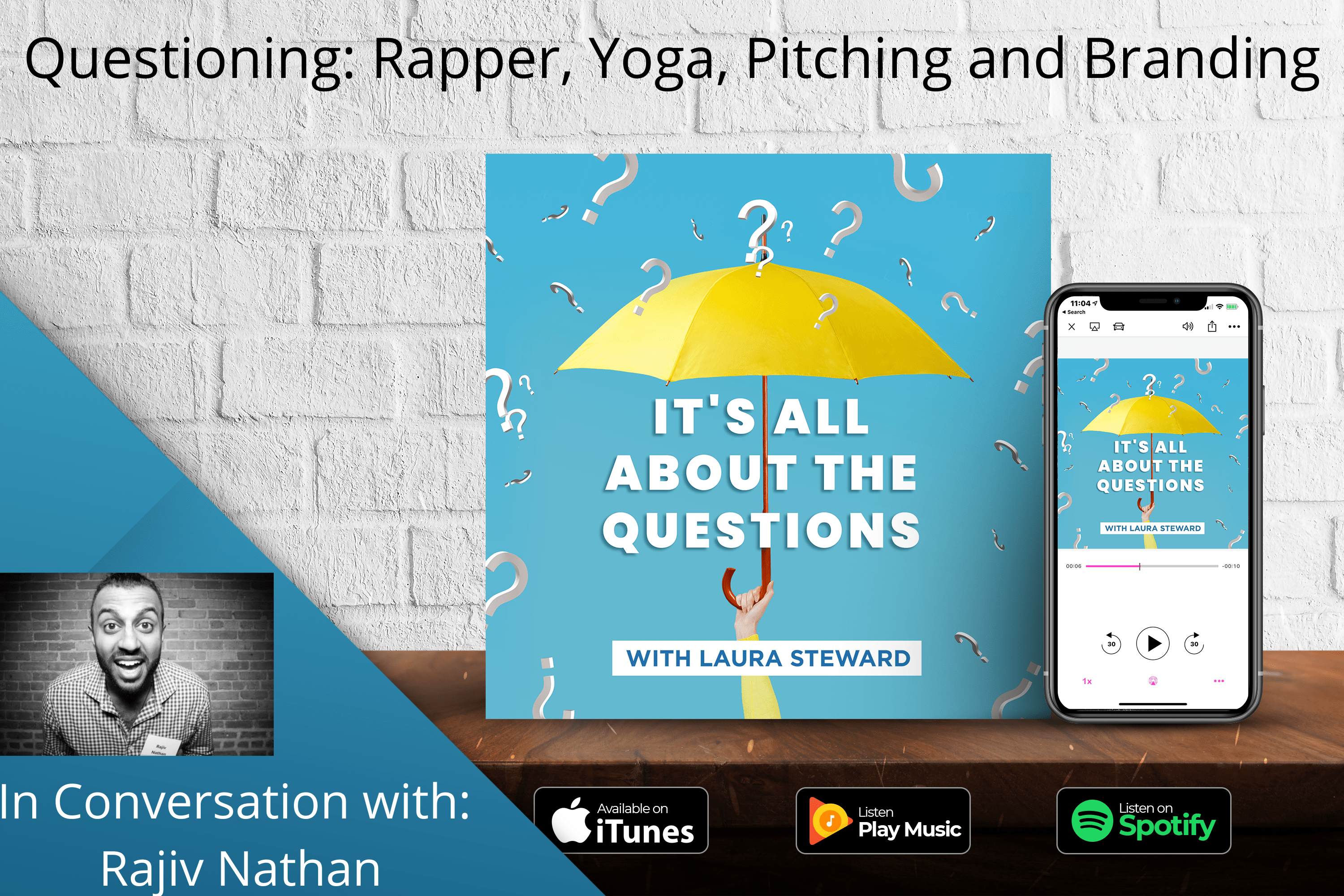 Hip Hop, Yoga, Pitching, Branding and Podcasting - Rajiv Nathan