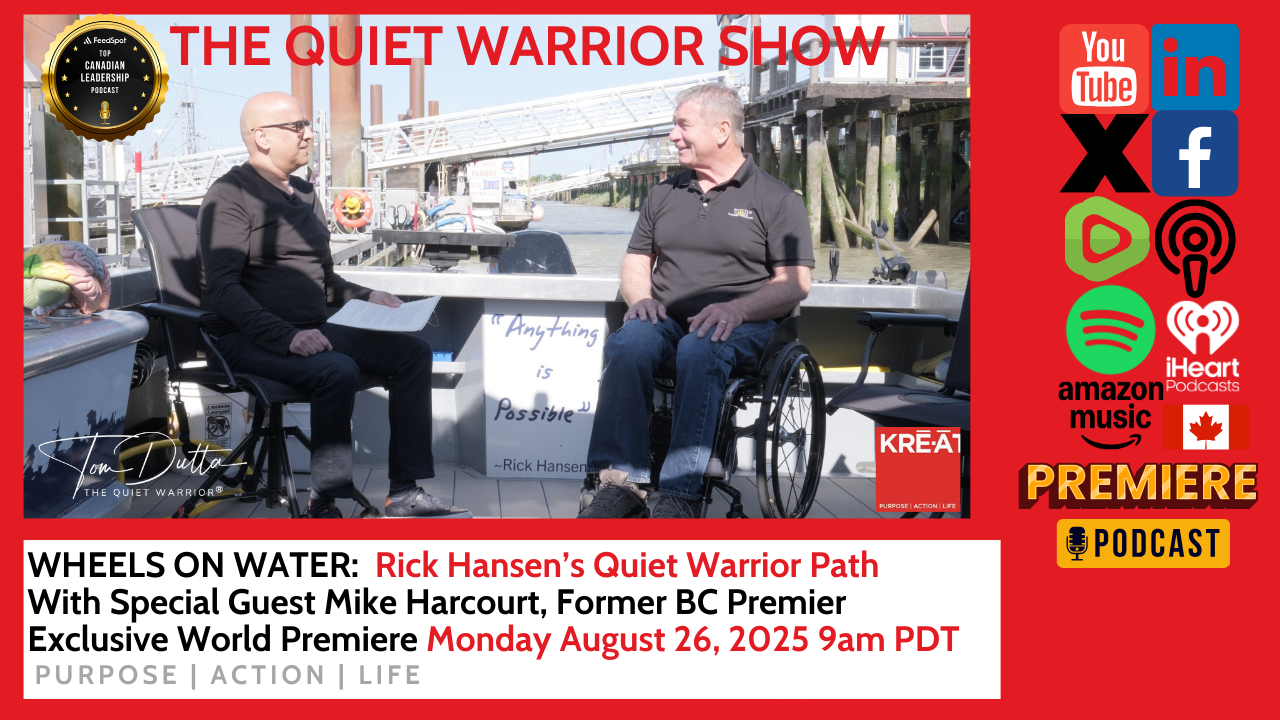 WHEELS ON WATER: RICK HANSEN’S QUIET WARRIOR PATH
