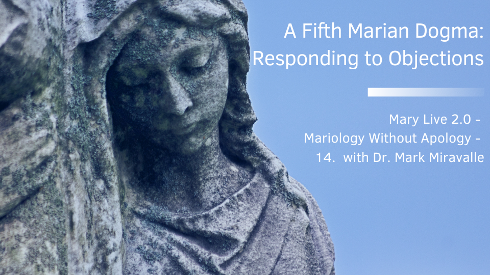 MARY LIVE 2.0 - Mariology Without Apology - 14. A Fifth Marian Dogma:  Responding to Objections