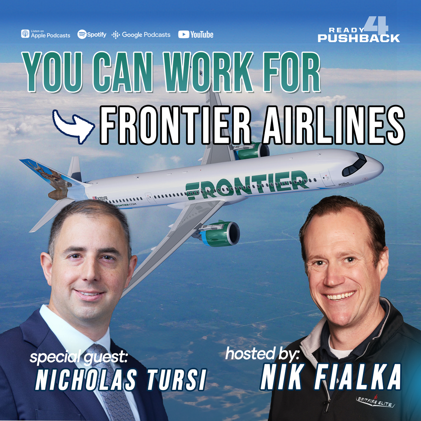 Ep134: Frontier Airlines: An Airline You CAN Work For with Nicholas Tursi